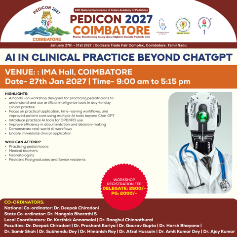 AI in Clinical Practice Beyond ChatGPT - agenda