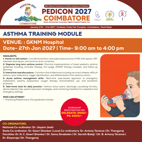 Asthma Training Module - agenda