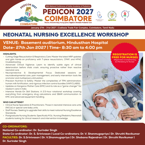 Neonatal Nursing Excellence Workshop - agenda